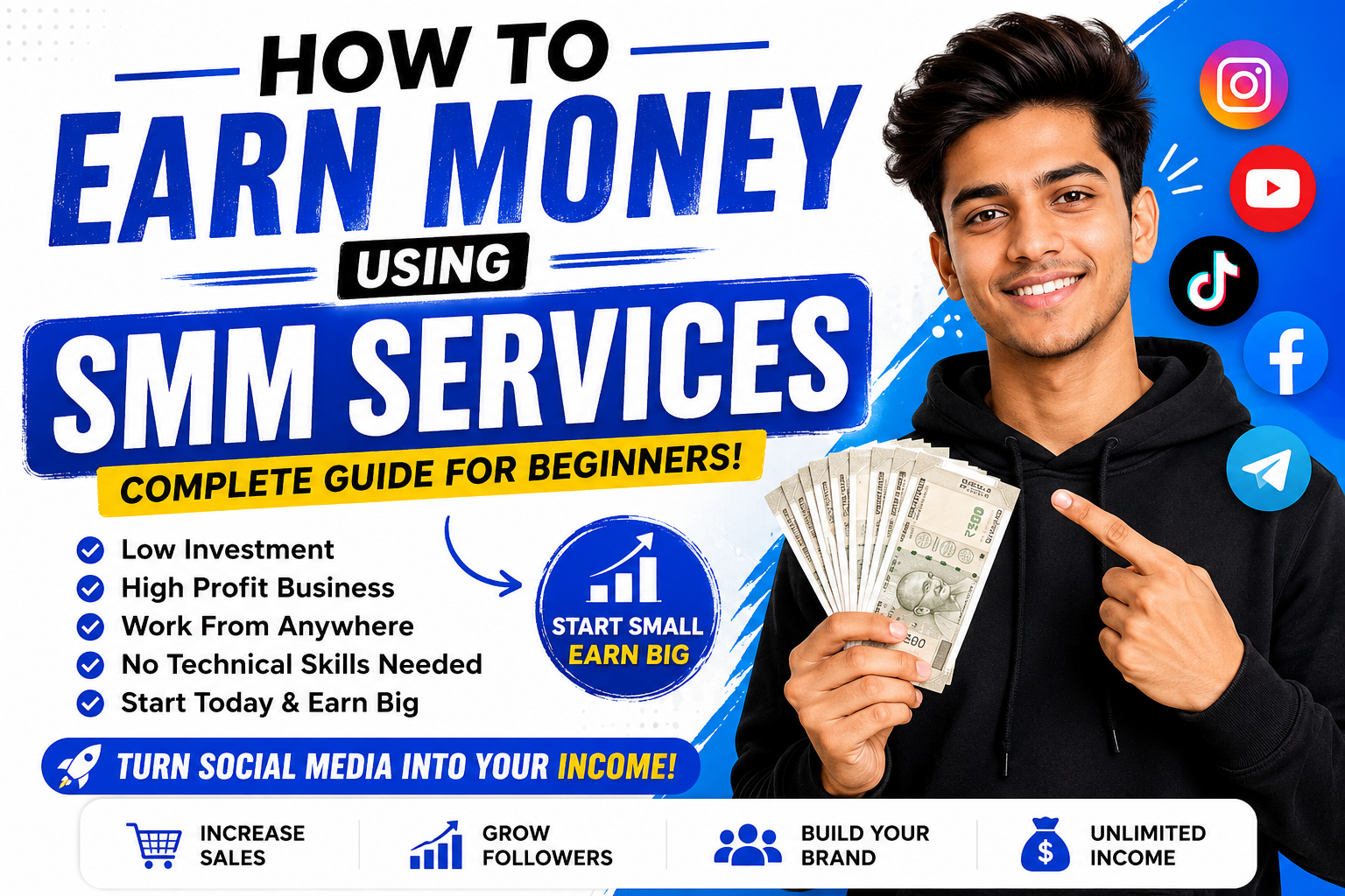 Earn Money Using SMM Services.