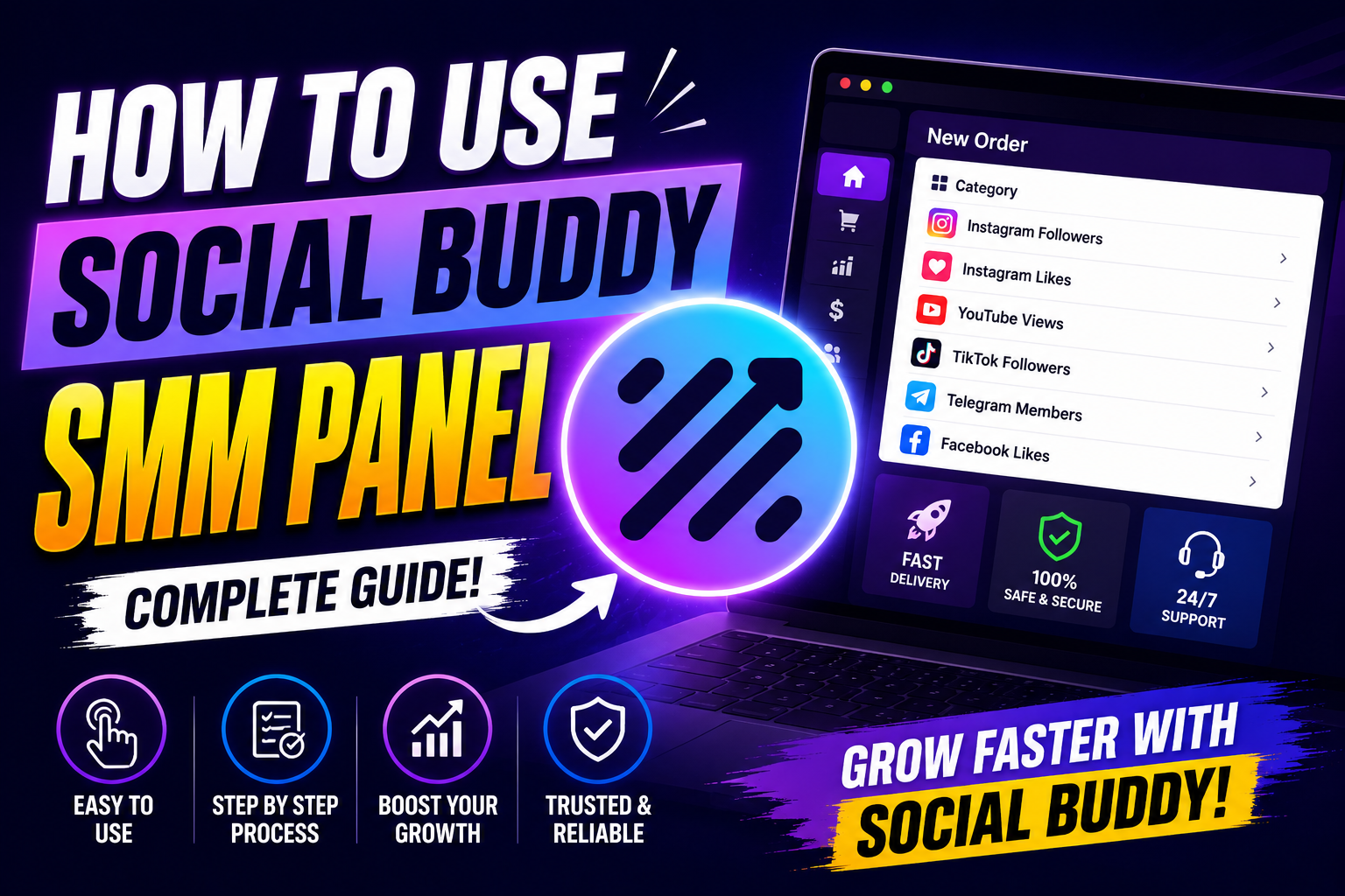 How To Use Social Buddy Smm Panel !
