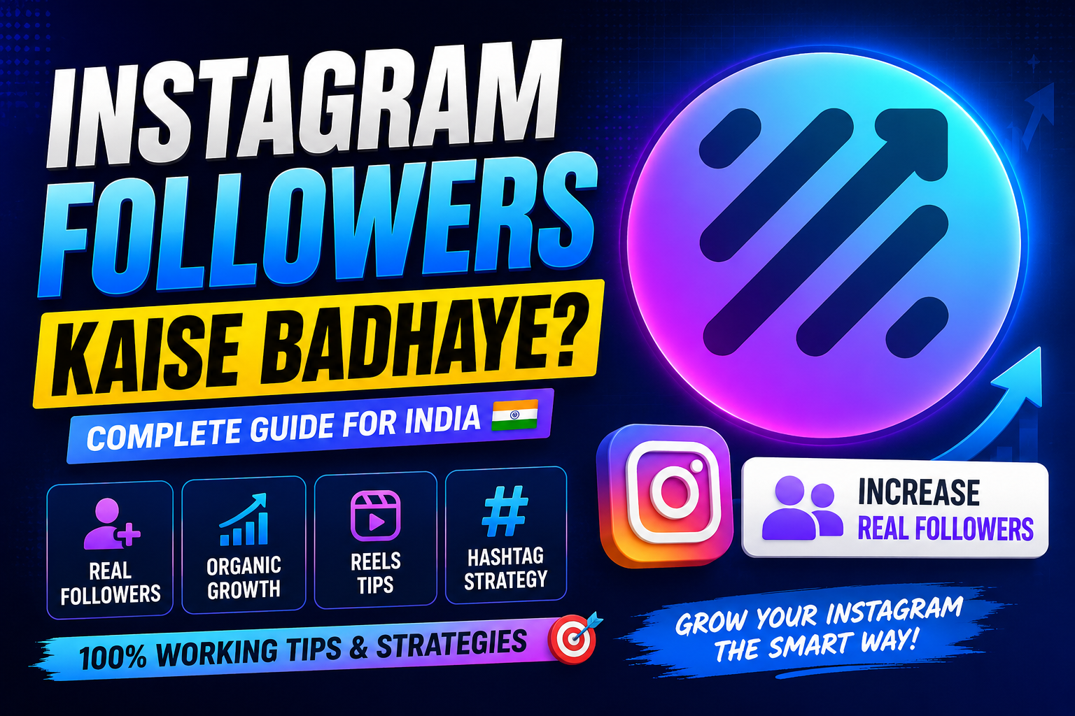 Instagram Followers Kaise Badhaye? Complete Guide for India (2026) | Get Social Buddy