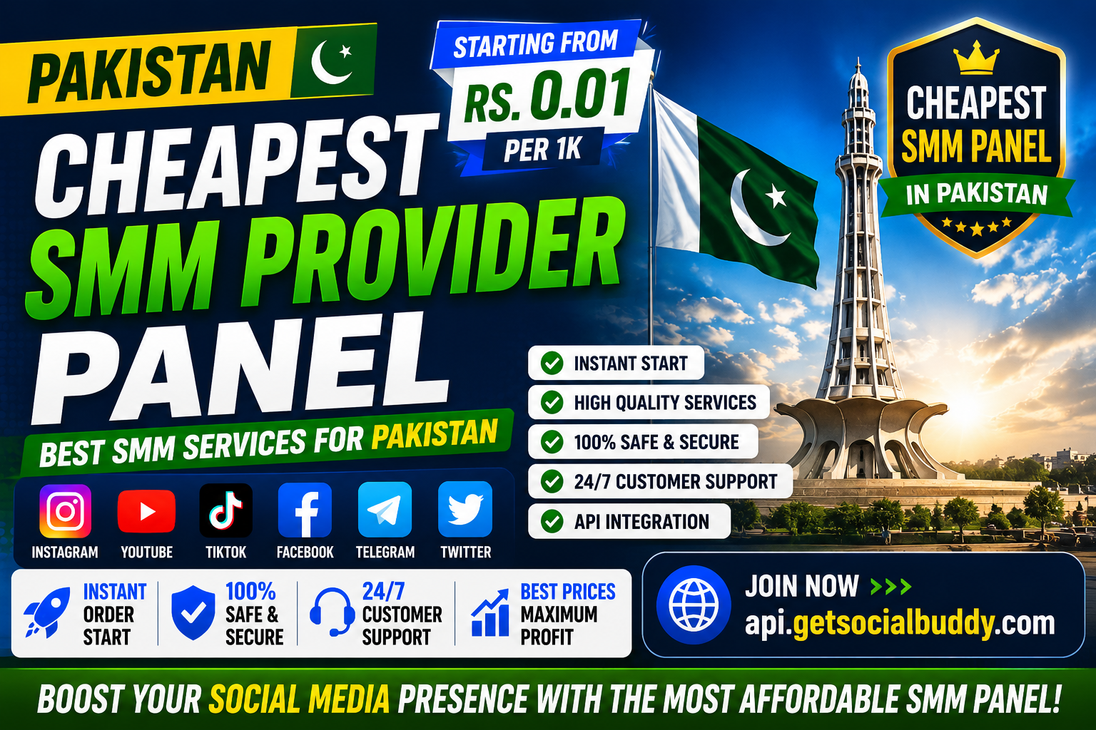 Pakistan Cheapest SMM Provider Panel – Affordable & Reliable Social Media Marketing Services