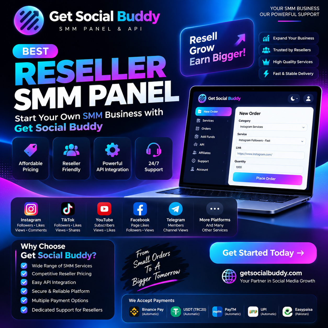 Best Reseller SMM Panel for Your Business !